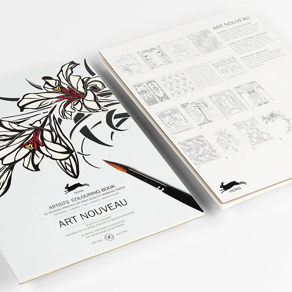 Artists' Colouring Book: Art Nouveau