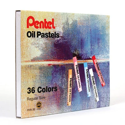 Pentel 36 oil pastel set