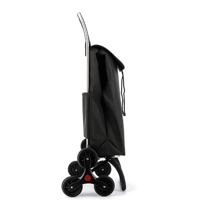 I-Max Tweed 6 Wheel Stair Climber Shopping Trolley - Black