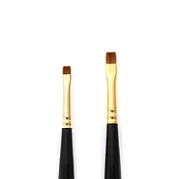 Kolinsky Gold Sable Paintbrush - Short Flat, #12