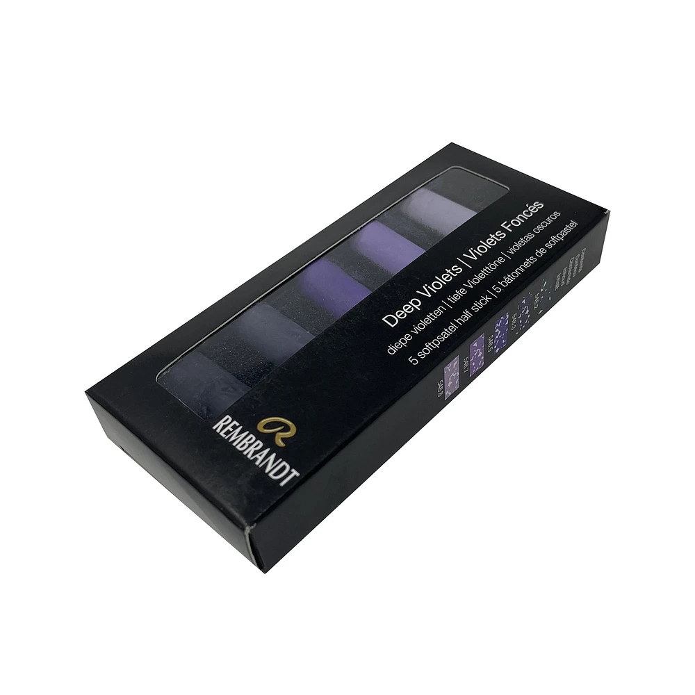 5-Pack Half Stick Soft Pastels - Deep Violet