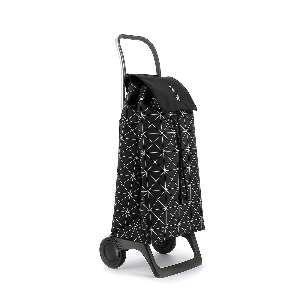 Jet Star Joy Shopping Trolley - Black/White