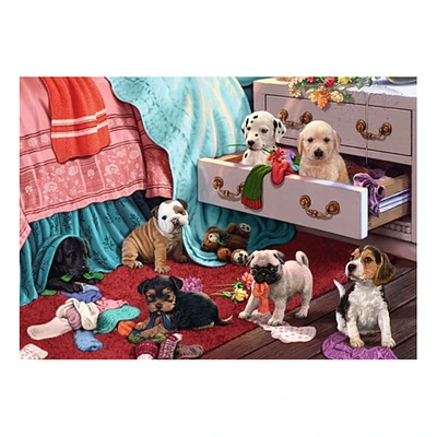 300-Piece Large Format Puzzle - "Mischief Makers"