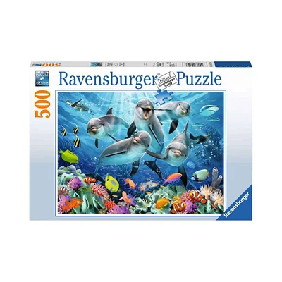 500-Piece Puzzle - "Dolphins"