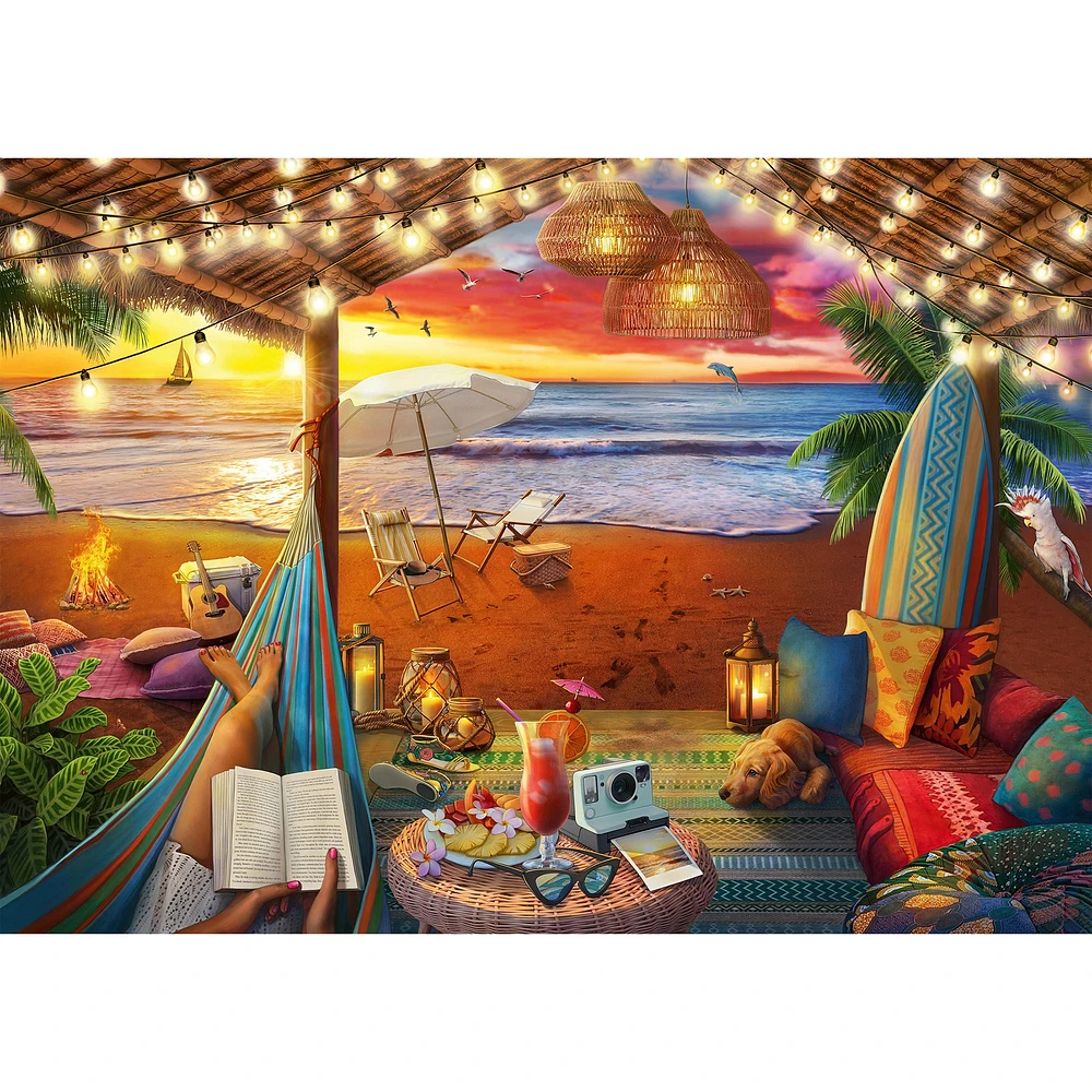 500-Piece XXL Puzzle - "Cozy Cabana"