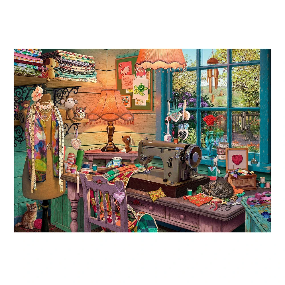 1,000-Piece Puzzle - "The Sewing Shed"