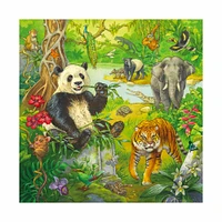 3 x 49-Piece Puzzle Box - "Jungle Fun"