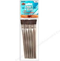 Pack of 6 craft and glue brushes