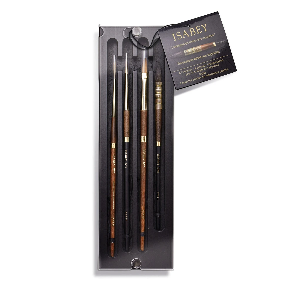 4-Piece Watercolour Brush Set