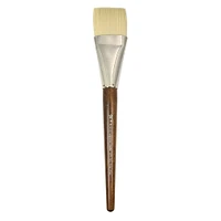 Jumbo Brown Paintbrush - Filbert