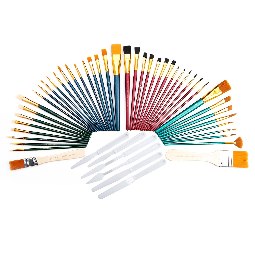 50-Piece All Media Brush Set