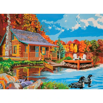 Painting by Numbers Kit - "Loon Lake"