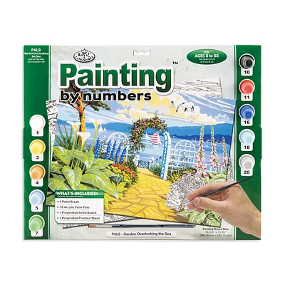 Paint by Numbers Kit - "Garden Overlooking the Sea"