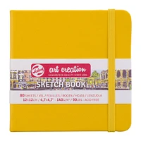 Carnet croquis Art Creation - jaune doré  