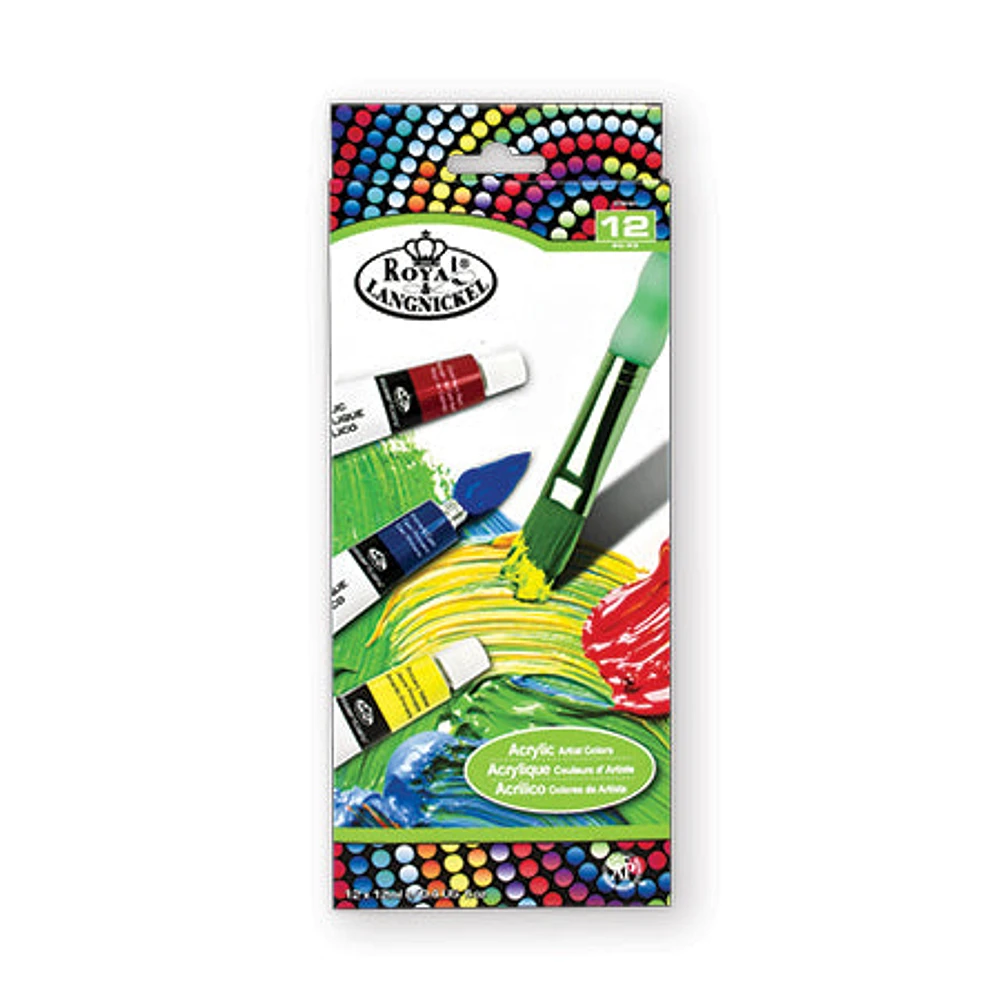 Set of 12 Acrylic Paints