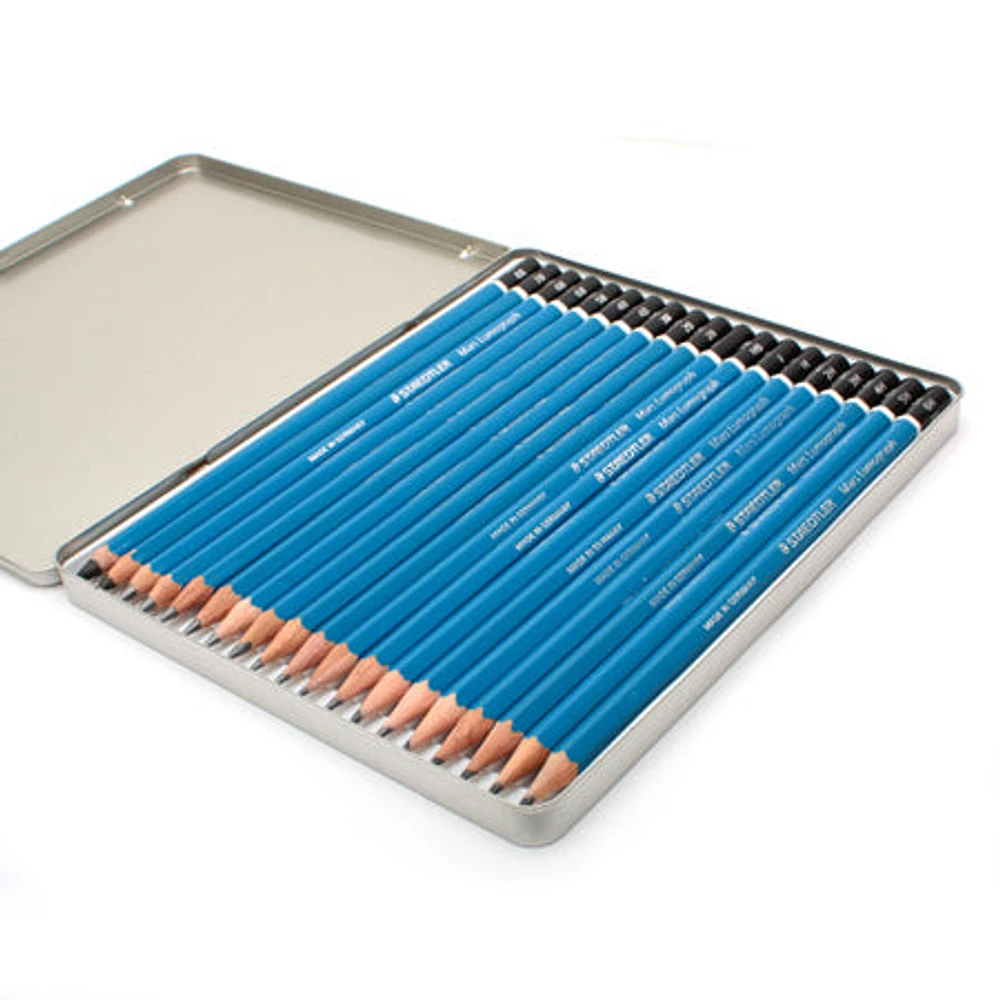 Ens. 12 crayons Mars Lumograph