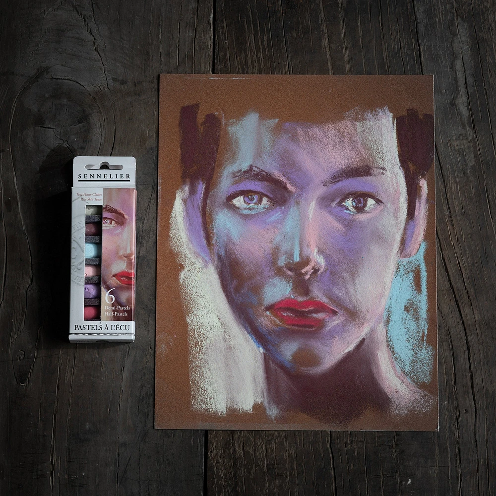 6-Pack Extra Soft Half Pastels