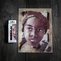 6-Pack Extra Soft Half Pastels - Dark Skin Tones