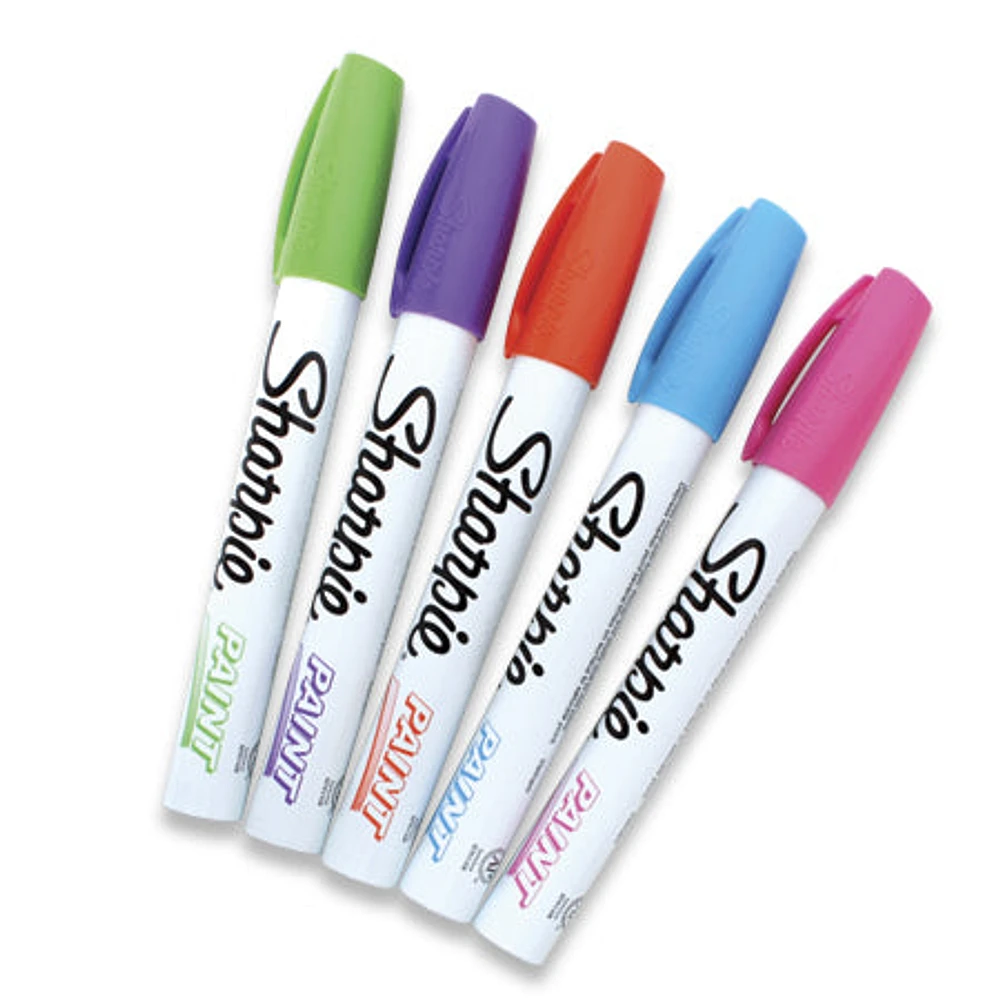 Set of 5 Fashion Sharpie Paint Markers