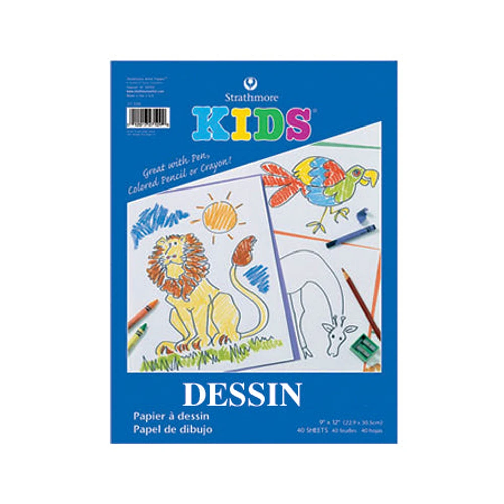 Kids® Drawing Pad, 9 x 12 in.