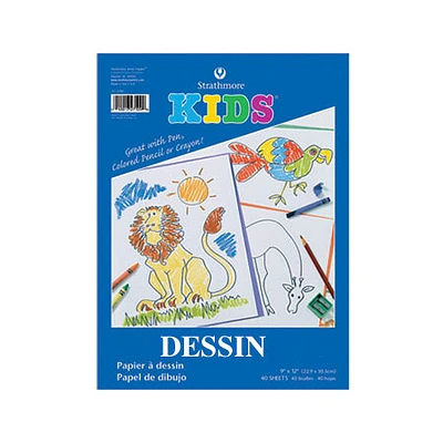 Kids® Drawing Pad, 9 x 12 in.