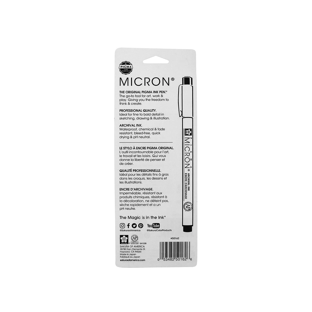 Ens. 3 stylos Pigma Micron