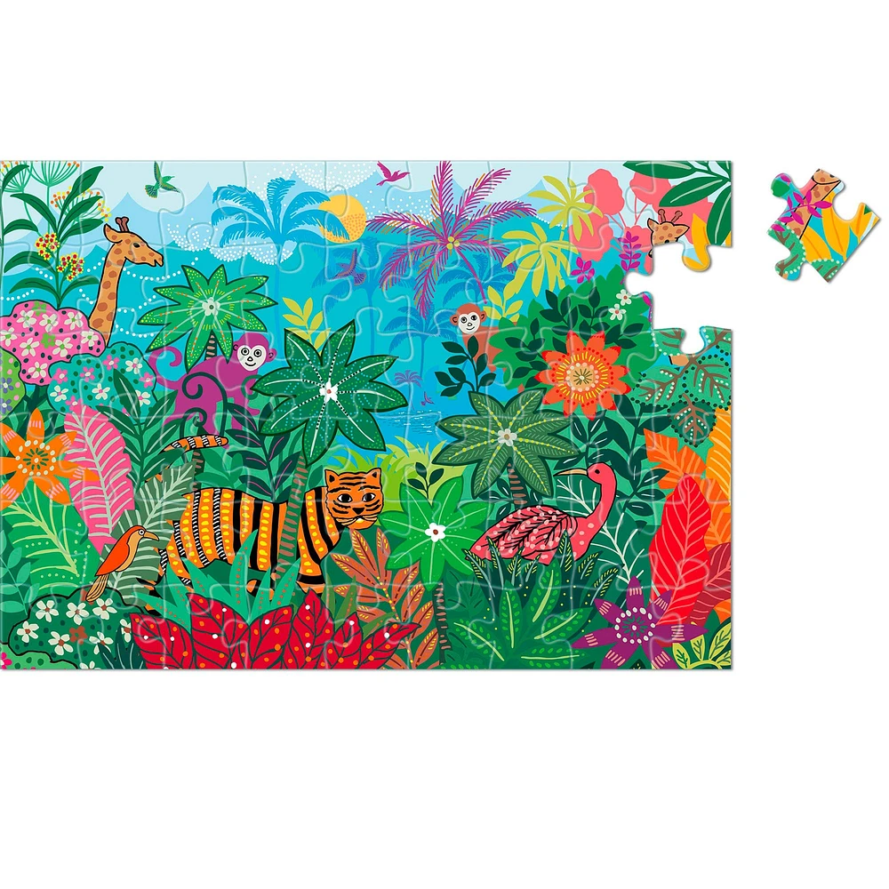 54-Piece Puzzle - "Little Jungle"