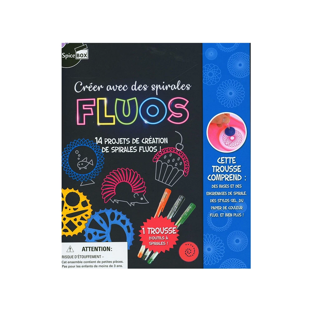 Créer avec des spirales : Fluos - French Ed.