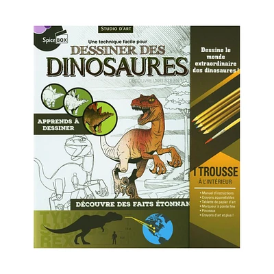 Dinosaur Sketch Box - French Ed.