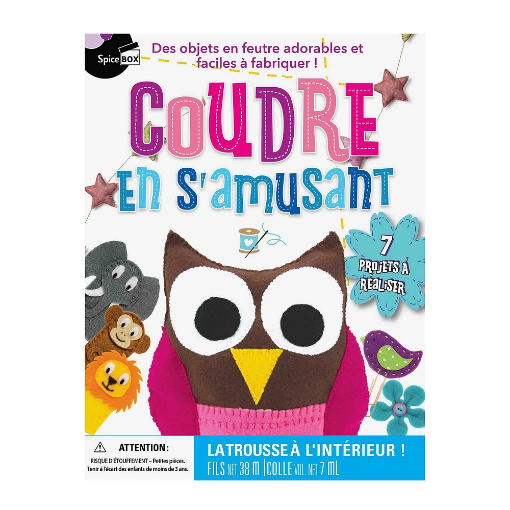 Coudre en s'amusant : 7 projets à réaliser - French Ed.