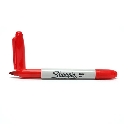 Marqueur permanent Sharpie fin - Rouge