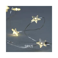 Guirlande avec étoiles à lumières DEL Trille - blanc doux, 3,9 m 