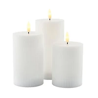 3-Piece Smilla LED Candle Set