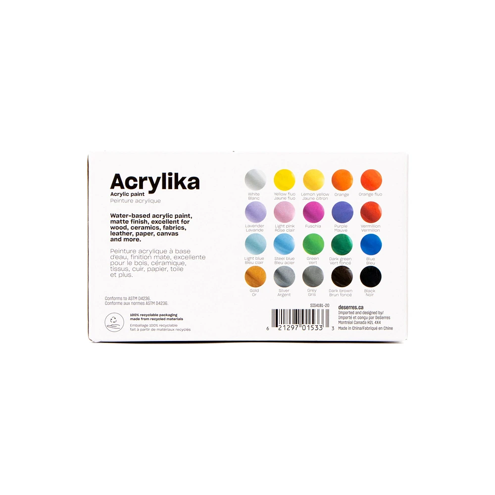 Kit peinture Acrylika