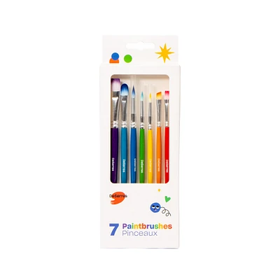 Ens. 7 pinceaux pour enfants