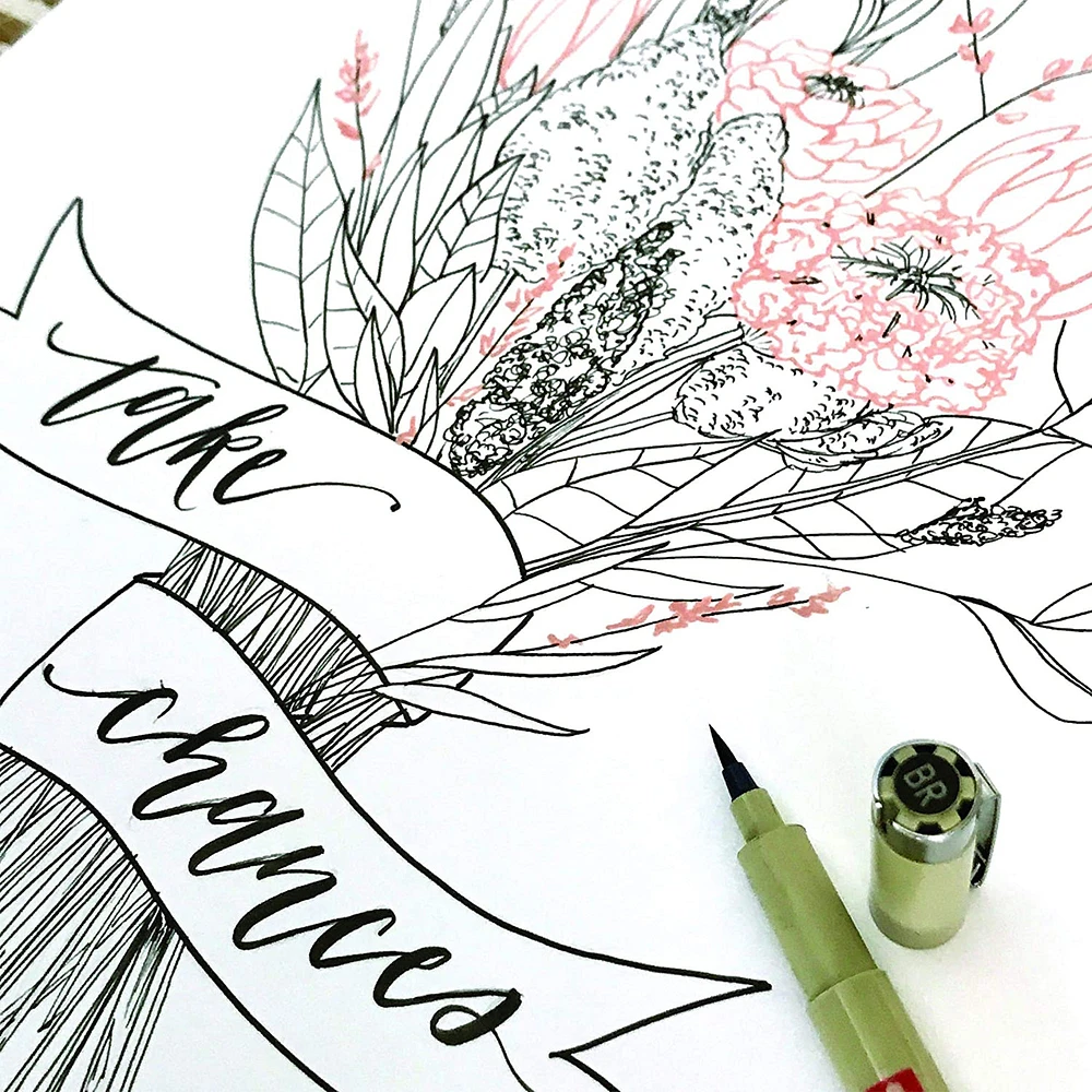 Ens. 8 stylos Pigma Micron - noir