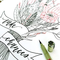 Ens. 8 stylos Pigma Micron - noir