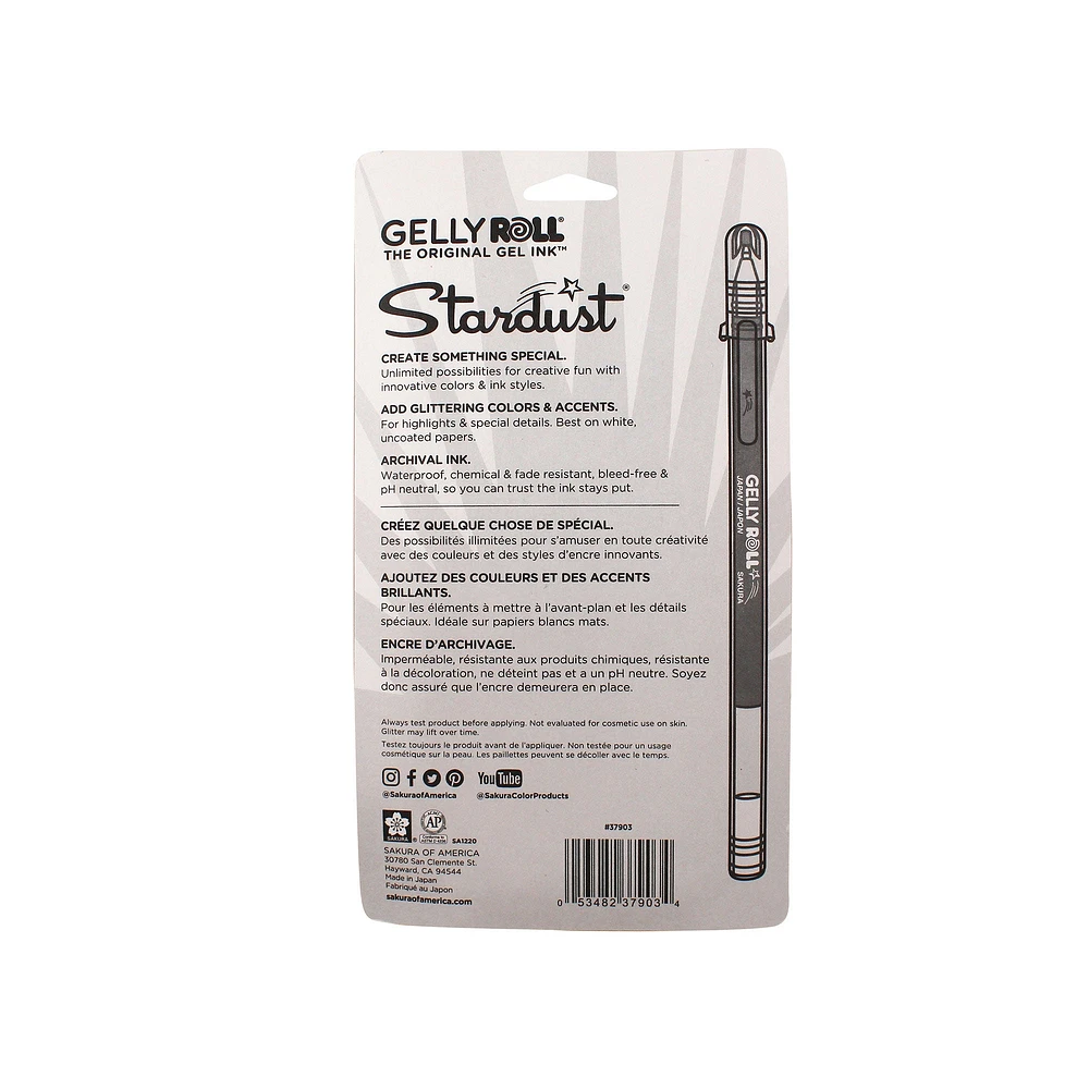 6-Pack Gelly Roll Stardust Pens