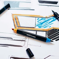 Sketcher Marker : Brush Tip - Mahagony