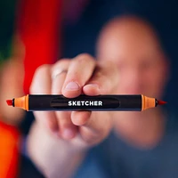 Sketcher Marker : Brush Tip - Deep Red