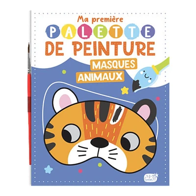 Ma première palette de peinture : Masques animaux 