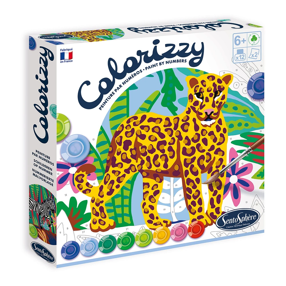 Colorizzy Paint by Numbers - Zebra & Leopard