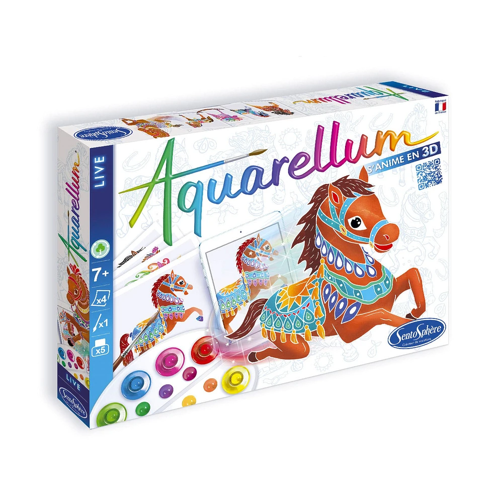 Coffret peinture Aquarellum Live