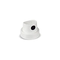 Spray Paint Cap - White Black, Ultra Skinny