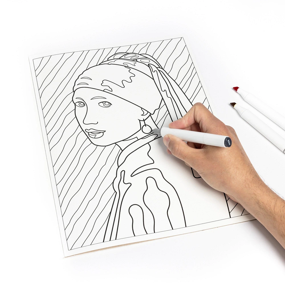 Colouring Book: Masterpieces