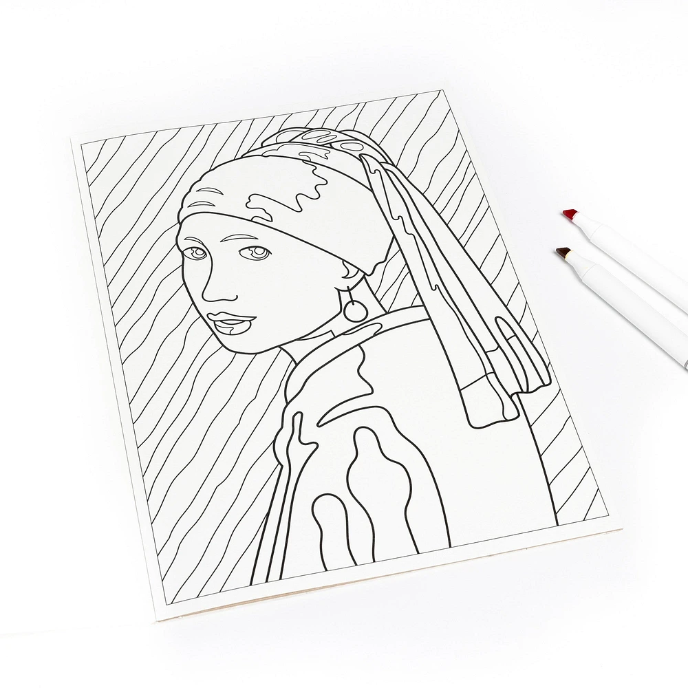 Colouring Book: Masterpieces