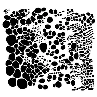 Plastic Stencil - Cell Theory, 6 x 6 in