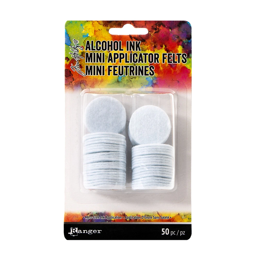 50-Pack Replacement Felts for Alcohol Ink Mini Applicator Tool