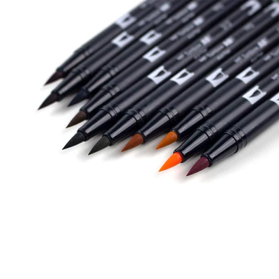 10-Pack Dual Brush Pens - Cottage