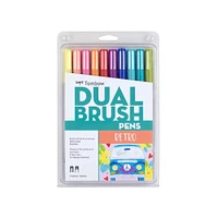 10-Pack Dual Brush Pens - Retro